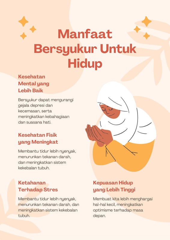 Canva coklat dan oren ilustrasi manfaat bersyukur untuk hidup poster 7BfqpkyL3NY copy 566x800